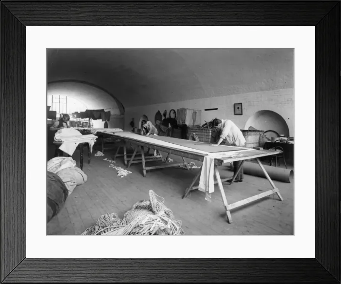 Framed Print : Cutting Table