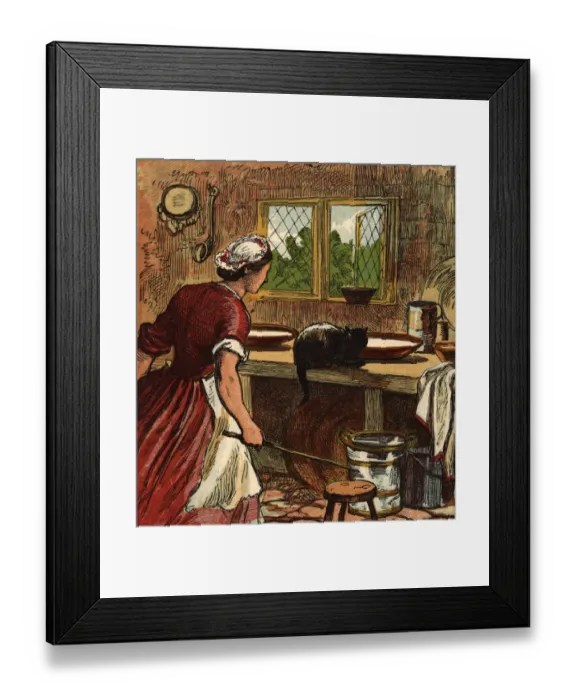 Framed Print : Cat In The Dairy Framed Print : Cat In The Dairy