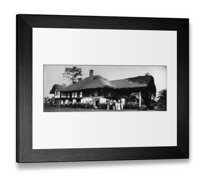 Framed Print : Thatched House
