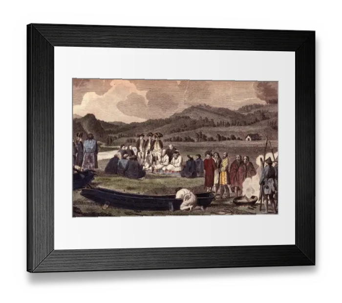 Framed Print : Colonial Meeting Framed Print : Colonial Meeting