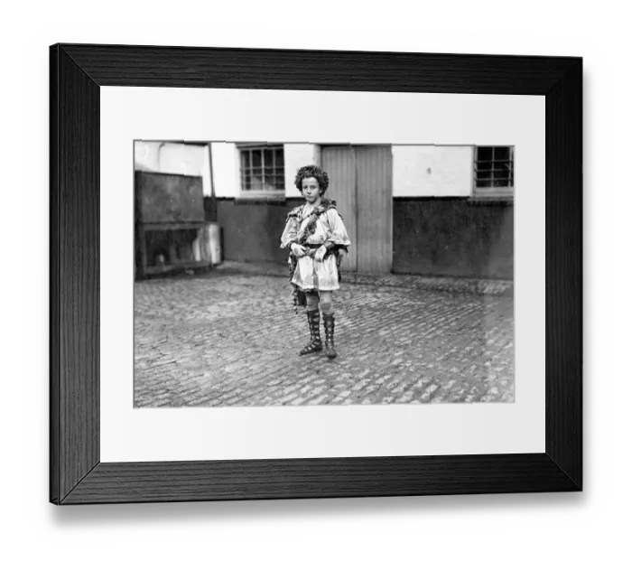 Framed Print : In Costume Framed Print : In Costume
