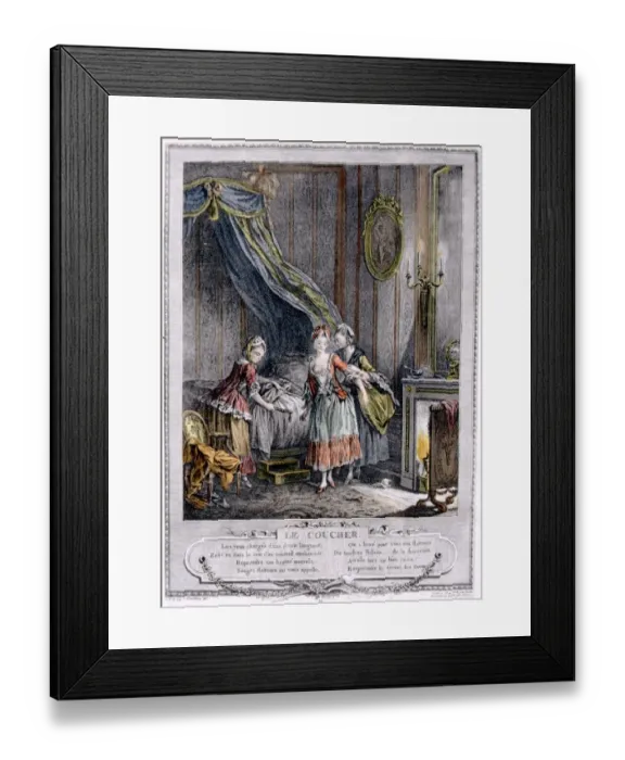 Framed Print : Bedroom Toilette Framed Print : Bedroom Toilette