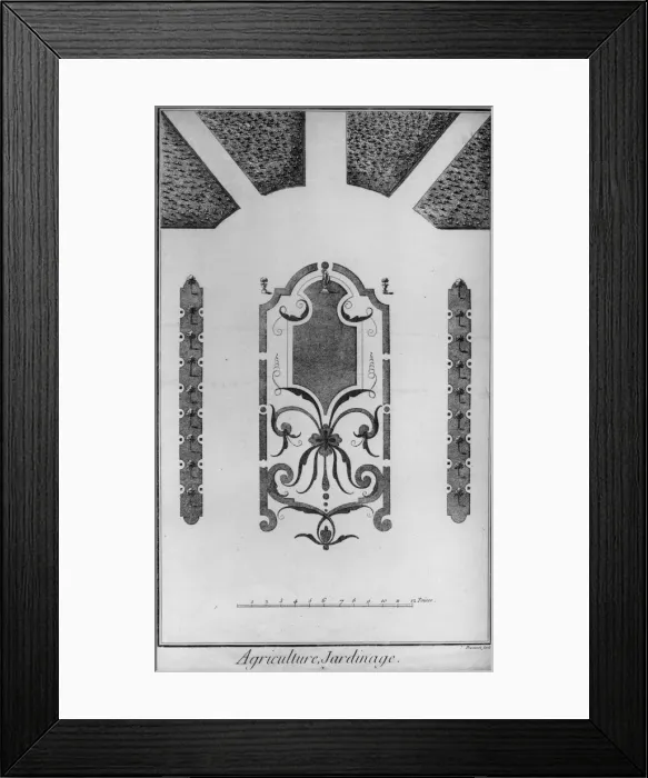 Framed Print : Formal Jardinage Framed Print : Formal Jardinage