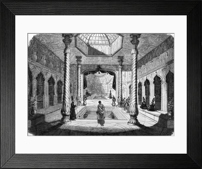 Framed Print : Persian Bath Framed Print : Persian Bath