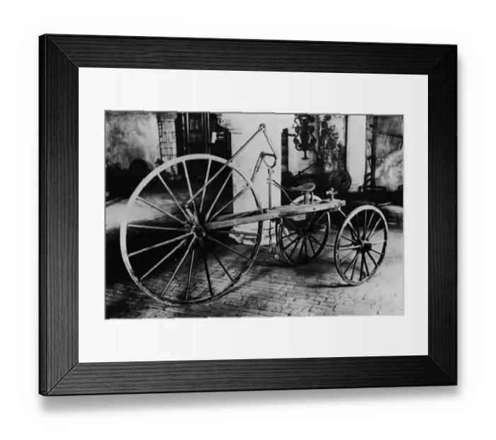 Framed Print : Tricycle. circa 1900: An early tricycle. (Photo by Hulton Archive / Getty Images) Framed Print : Tricycle. circa 1900: An early tricycle. (Photo by Hulton Archive / Getty Images)