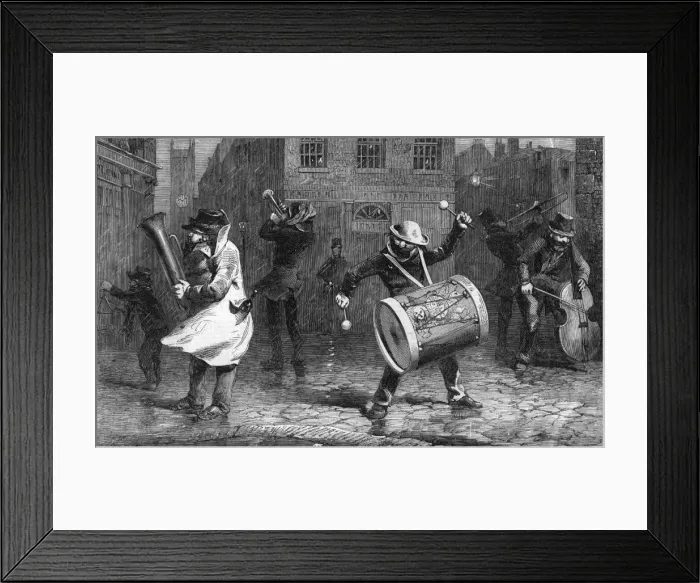 Framed Print : Festive Band Framed Print : Festive Band