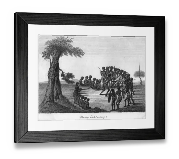 Framed Print : Dancing Natives Framed Print : Dancing Natives