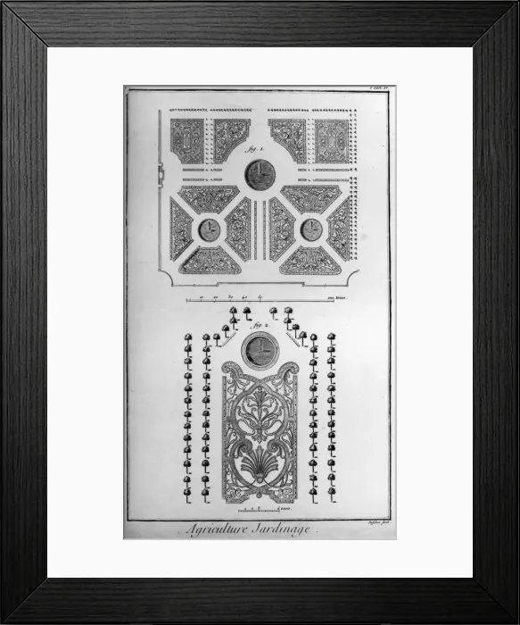 Framed Print : Formal Garden Framed Print : Formal Garden