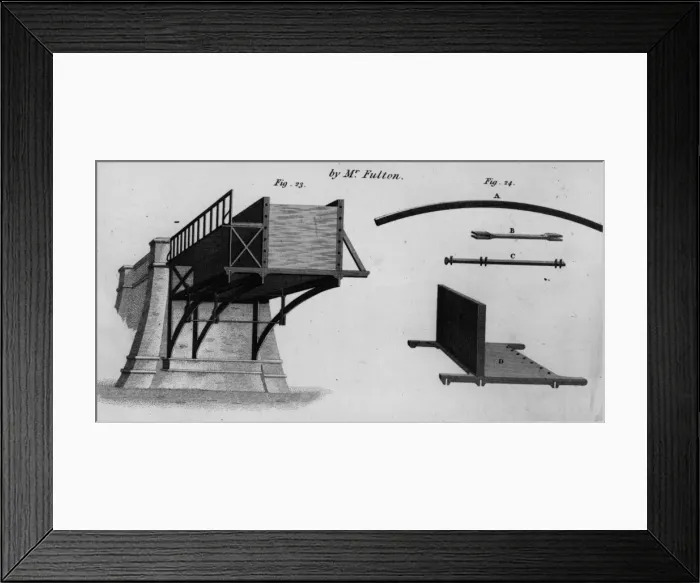 Framed Print : Plan For Aqueduct Framed Print : Plan For Aqueduct