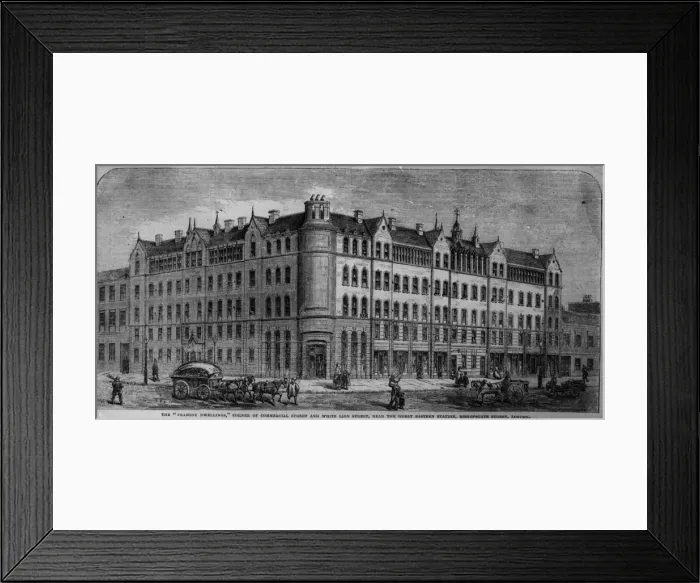 Framed Print : Workers Dwellings Framed Print : Workers Dwellings