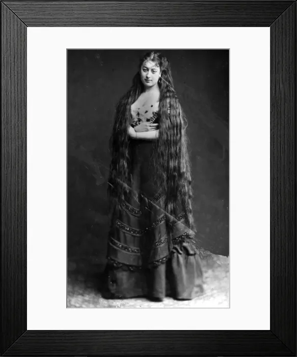 Framed Print : Mrs Framptons Hair