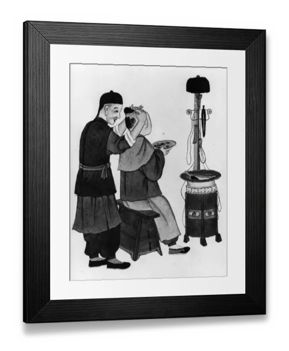 Framed Print : Hair Dressers Framed Print : Hair Dressers