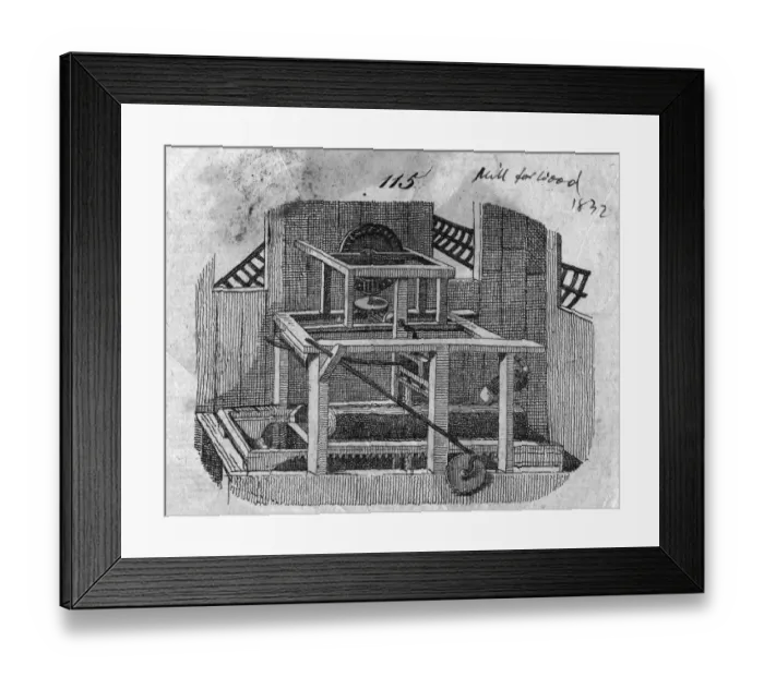 Framed Print : Timber Mill Framed Print : Timber Mill