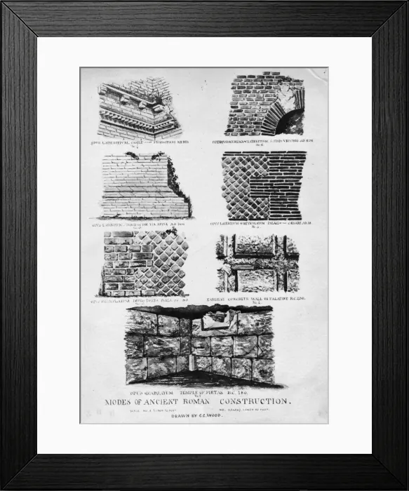 Framed Print : Roman Walls Framed Print : Roman Walls
