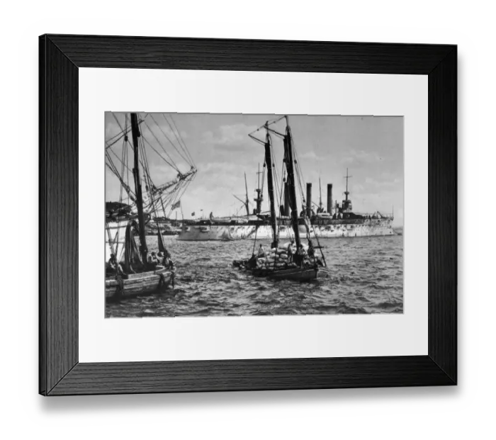 Framed Print : USS Brooklyn