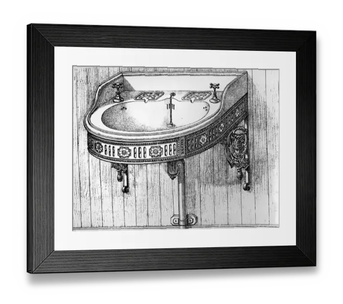 Framed Print : Wash Basin Framed Print : Wash Basin