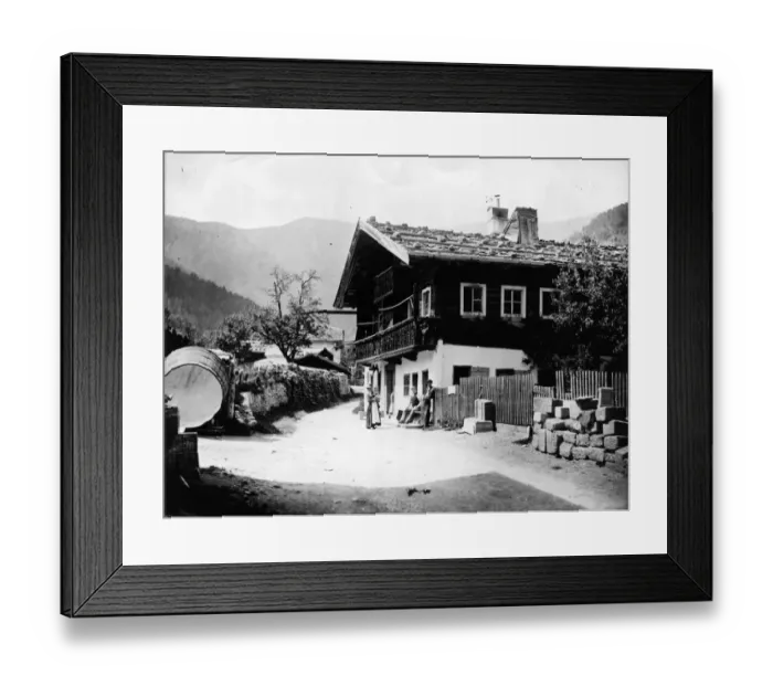 Framed Print : Tyrolean Scene Framed Print : Tyrolean Scene