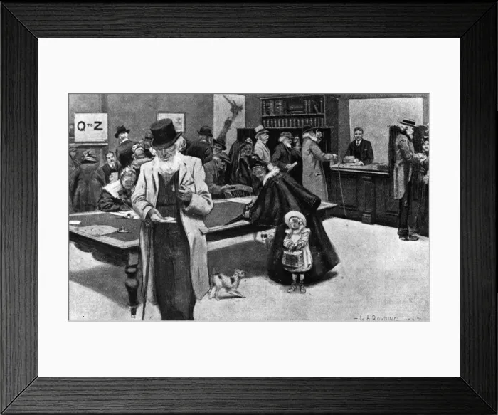 Framed Print : Old Age Pensions Framed Print : Old Age Pensions