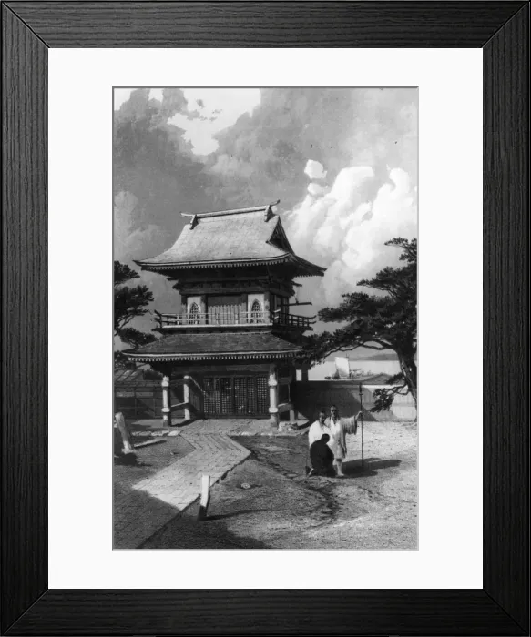 Framed Print : Temple Entrance Framed Print : Temple Entrance