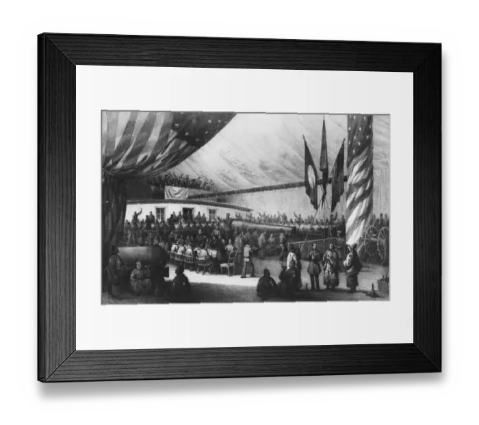 Framed Print : Trade Talks