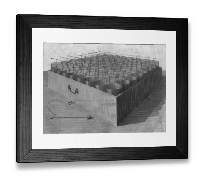 Framed Print : Priestleys Battery