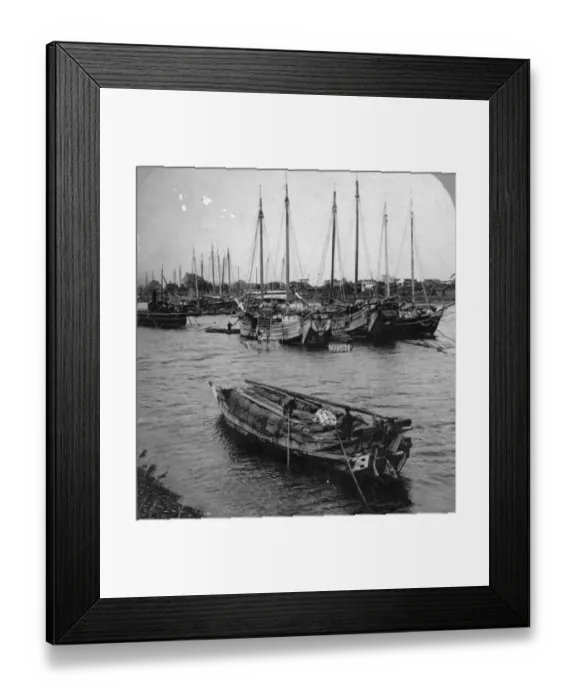 Framed Print : Vessels In Asia Framed Print : Vessels In Asia