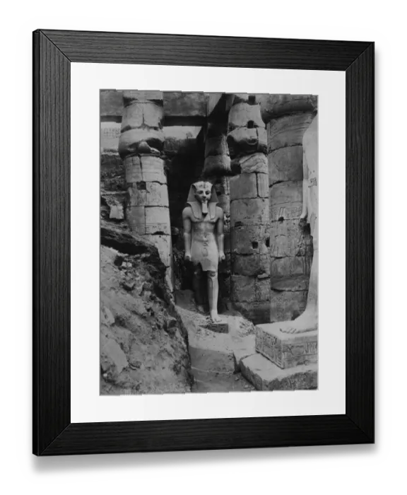 Framed Print : Ramses II. circa 1870: A statue of Ramses II (1304 - 1237 BC) Framed Print : Ramses II. circa 1870: A statue of Ramses II (1304 - 1237 BC)