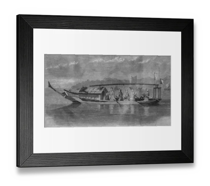 Framed Print : Asian Vessel Framed Print : Asian Vessel