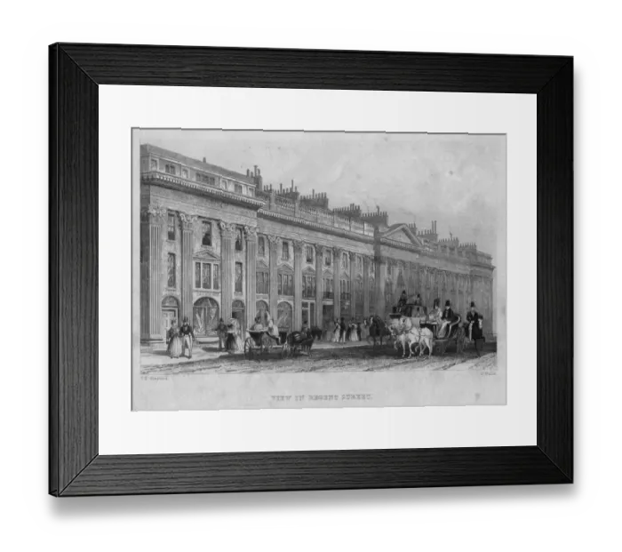 Framed Print : Regent Street Framed Print : Regent Street
