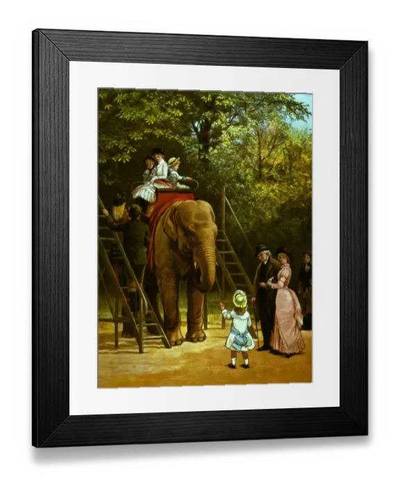 Framed Print : Elephant Ride Framed Print : Elephant Ride