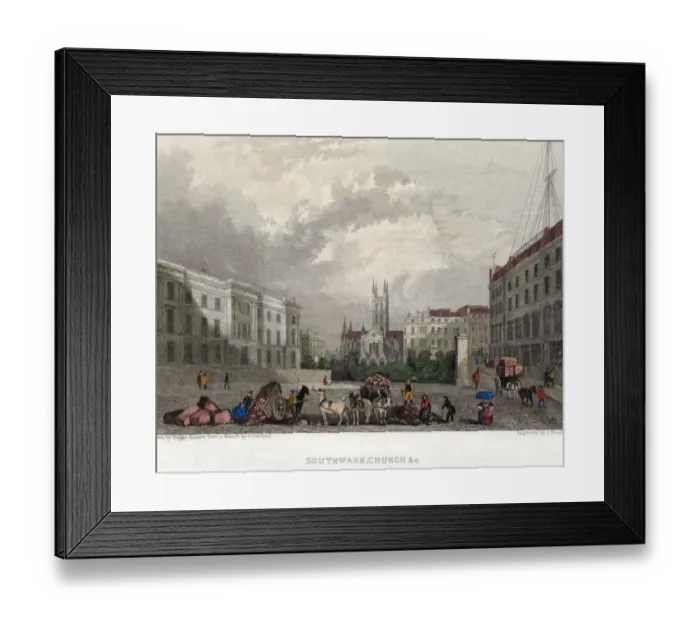 Framed Print : Southwark Church Framed Print : Southwark Church