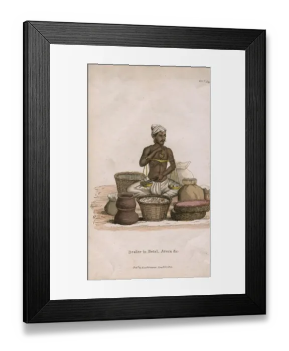 Framed Print : Betel Seller Framed Print : Betel Seller