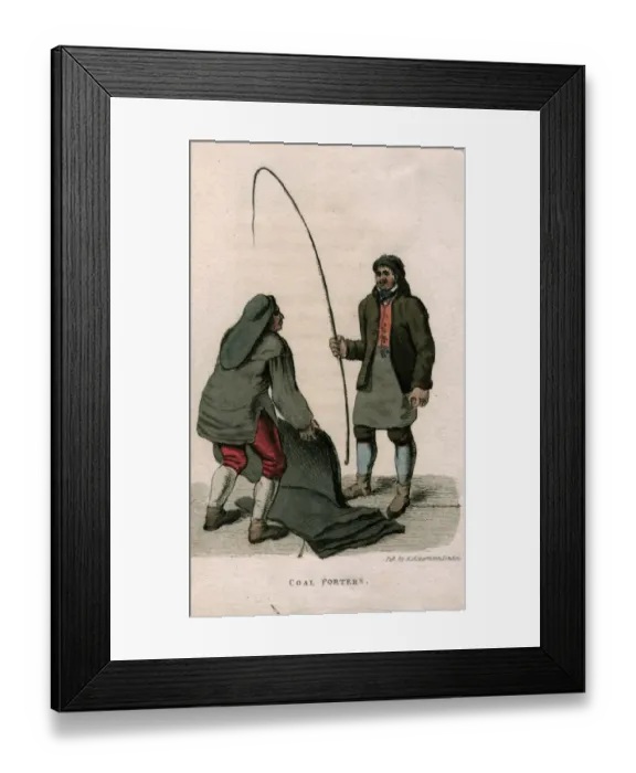 Framed Print : Coal Porters Framed Print : Coal Porters