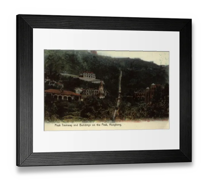 Framed Print : Peak Tramway Framed Print : Peak Tramway