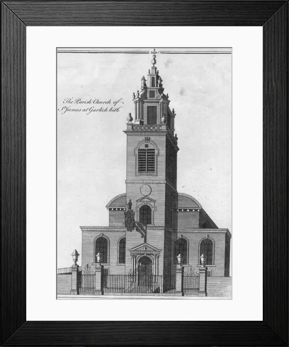Framed Print : St James Garlick Hill Framed Print : St James Garlick Hill