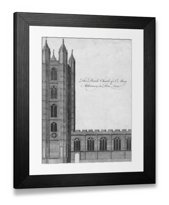 Framed Print : St Mary Aldermary