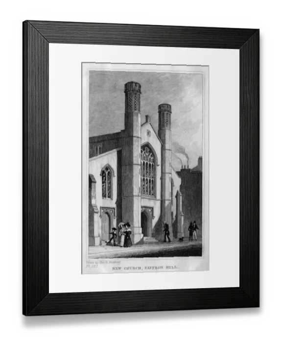 Framed Print : Saffron Hill Framed Print : Saffron Hill