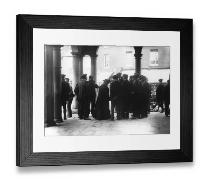 Framed Print : Hiring Fair Framed Print : Hiring Fair