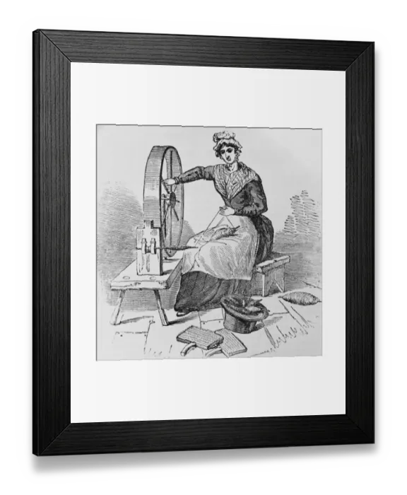 Framed Print : Spinning Yarn Framed Print : Spinning Yarn