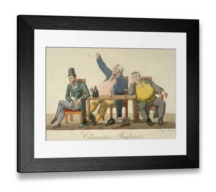 Framed Print : Conversation Anglaise Framed Print : Conversation Anglaise