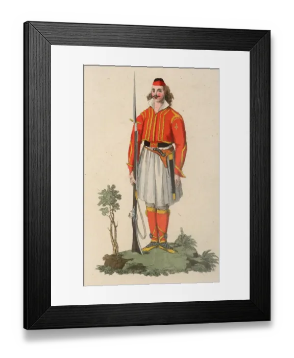 Framed Print : Greek Soldier Framed Print : Greek Soldier