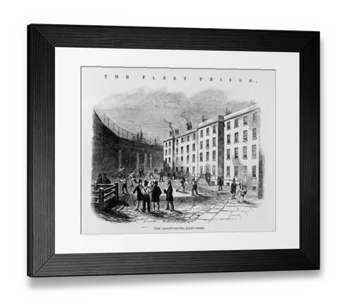 Framed Print : The Fleet Prison