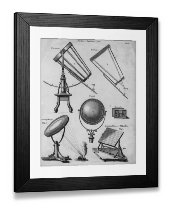 Framed Print : Burning Lens Framed Print : Burning Lens