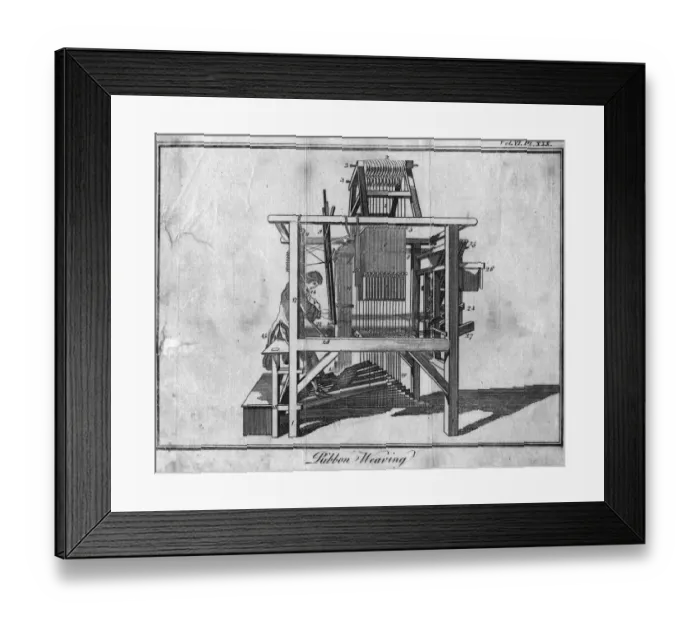 Framed Print : Ribbon Weaving Framed Print : Ribbon Weaving