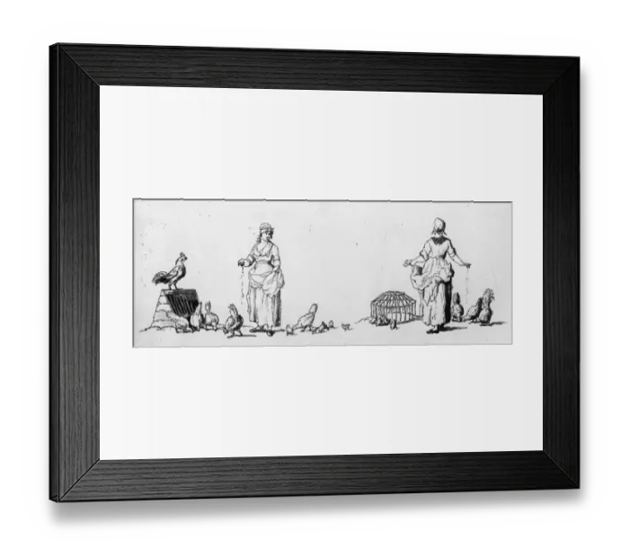 Framed Print : Poultry Farm Framed Print : Poultry Farm