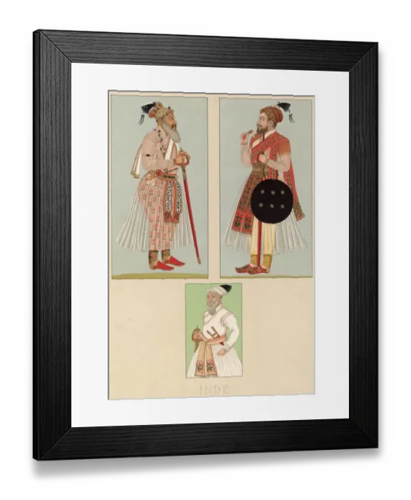 Framed Print : Indian Men