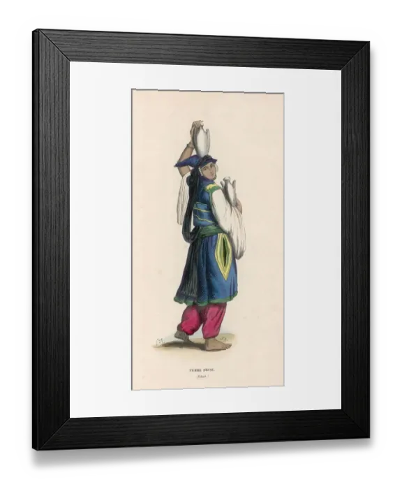 Framed Print : Druze Woman Framed Print : Druze Woman