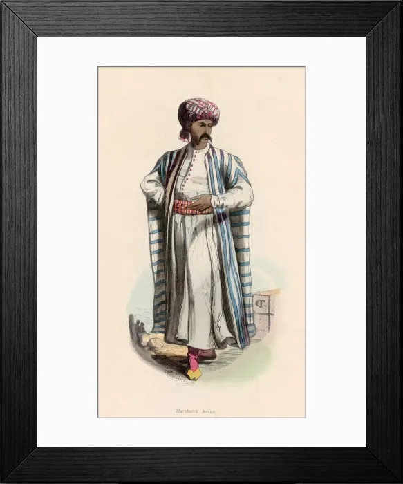 Framed Print : Arab Merchant Framed Print : Arab Merchant