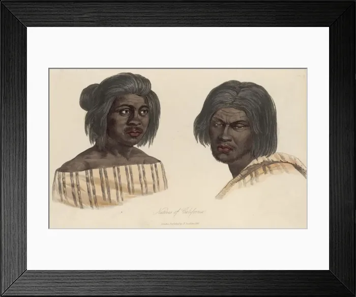 Framed Print : Natives Of California Framed Print : Natives Of California