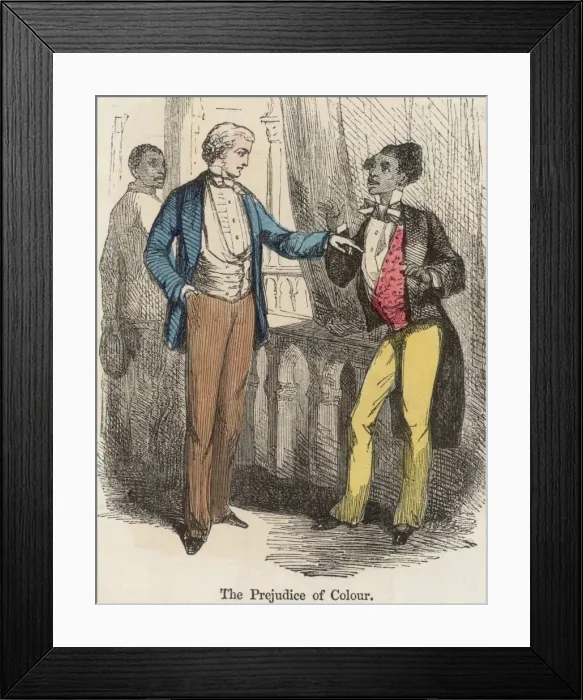 Framed Print : Prejudice Of Colour Framed Print : Prejudice Of Colour